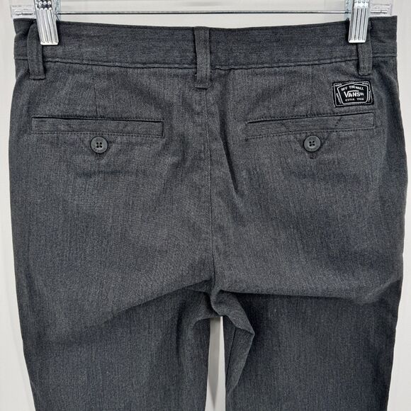 VANS Gray Off The Wall Slim Chinos Boys Size 16 - Picture 4 of 6